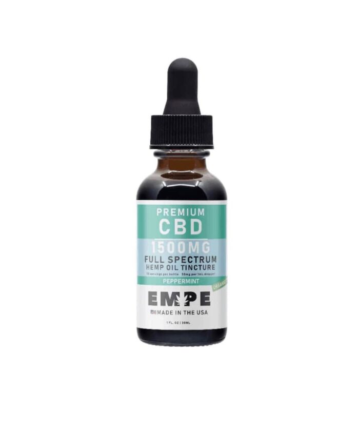 CBD Full Spectrum Hemp Tincture 1500mg Peppermint